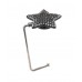 Bag Hanger - Rhinestone Star - Black - BH-GB1291BD